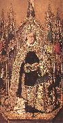 Bartolome Bermejo St Dominic Enthroned in Glory oil painting reproduction